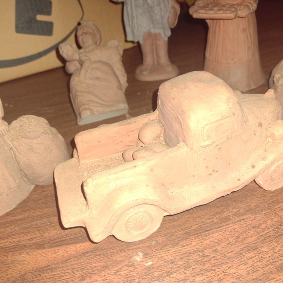 Vintage Clay Figurines - Picture 5 of 6